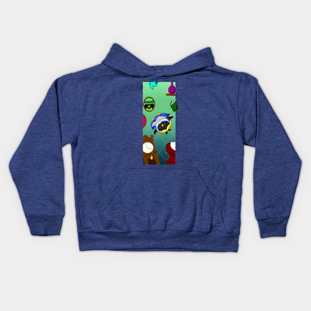 Penguin Alice Kids Hoodie by mikaelak